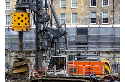 Cementation Skanska piling in central London
