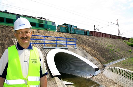 Improvement of railway infrastructure in Poland.