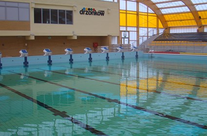 Outdoor swimming pools complex in Drzonków