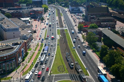 Podwale Grodzkie - Waly Jagiellonskie in Gdansk