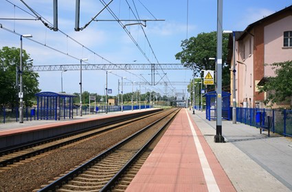 Railway line E-30 between Wegliniec and Legnica