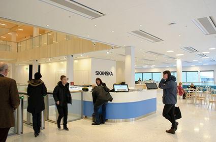 Entré Lindhagen Skanska entrance
