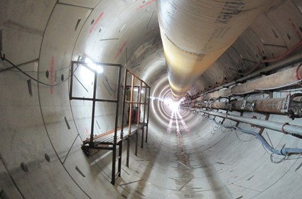 This will be the longest gas pipeline in a tunnel, inserted in a single string, in the world. 