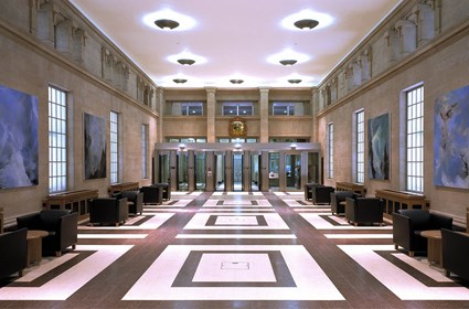 Period features were retained within the refurbishment of the MOD Whitehall building Period features were retained within the refurbishment of the MOD Whitehall building