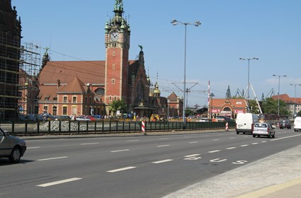 Podwale Grodzkie - Waly Jagiellonskie in Gdansk