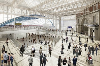 Waterloo station improvement artist impression