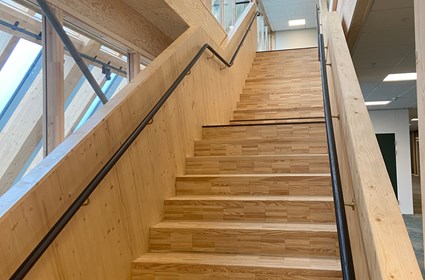 In February 2021, Växjö station and town hall were completed. In February 2021, Växjö station and town hall were completed.