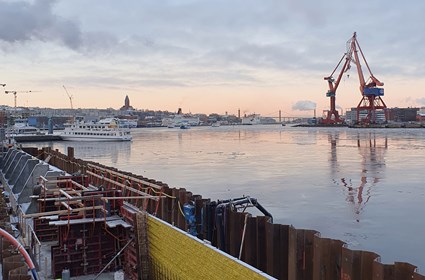 Skanska is renovating Packhuskajen in Göteborg.